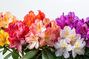 Fototapeta premium A collection of fresh flowers arranged in a decorative vase