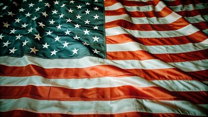 American Flag Abstract Background Patriotic Art & Design