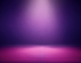 Fototapeta premium perspective floor backdrop purple room studio with pink gradient spotlight backdrop background for display your product or artwork