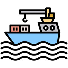 Cargo Shiping Icon