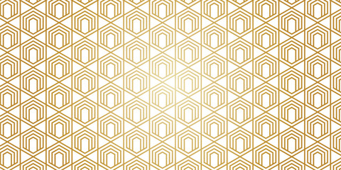 A luxury golden gradient seamless pattern background on an isolated white background