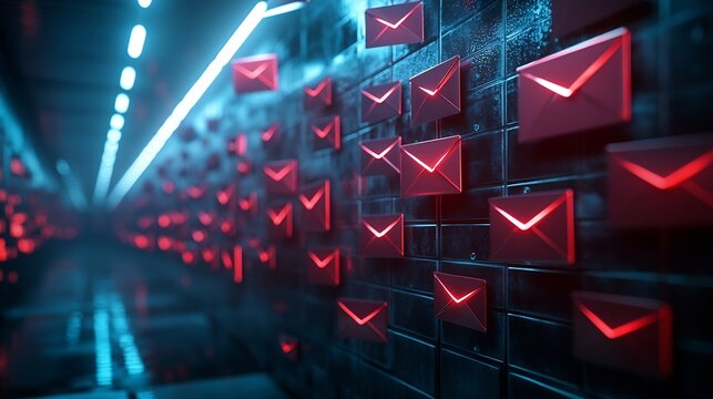 Email marketing data center and internet advertising Sending documents digitally using email : Generative AI