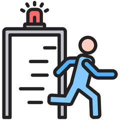 Emergency Exit Icon