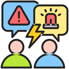 Crisis Communication Icon