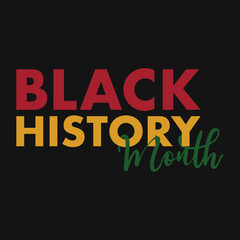 Black History Month, celebrating the black history	