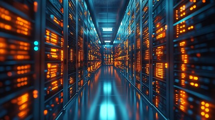 SFTP secure file transfer protocol and backup data document management system exchange information and data with Internet cloud technology concept : Generative AI