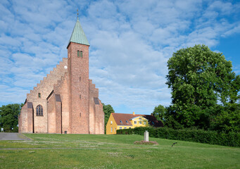 The Church of town of Maribo in Lolland in Denmark