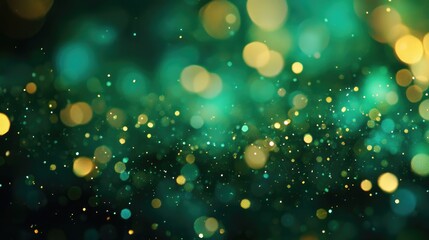 Vibrant emerald green background with a slight bokeh effect, adding depth and a touch of elegance