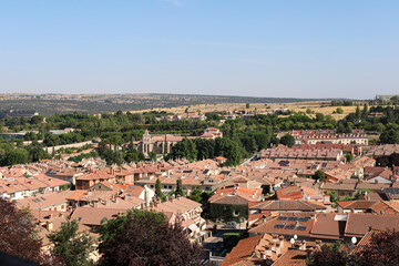 Views of Avila city from The colossal walls