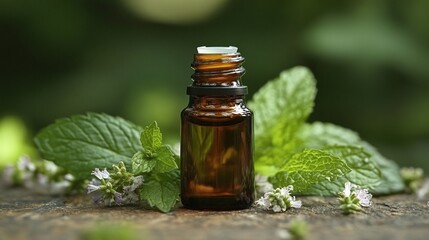 peppermint essential oil for natural digestion aid, respiratory relief, and pain treatment, offering therapeutic and soothing benefits for holistic health and healing