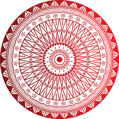  Set of hand drawing zentangle mandalas.Hand drawn mandala with moon, yin yang, om symbol in vector. Perfect set for surface of design, textiles, posters, tattoos in indian yoga style