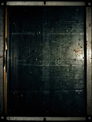 Grained film strip texture with dust and light leaks.