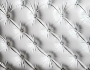 wide white texture of sofa background. White Leather Texture