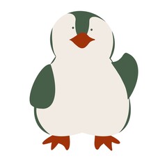 Cute New Year's Eve animal penguin