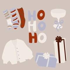 clip art of the Christmas elements