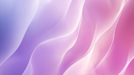 Obraz premium Captivating abstract background with pink and purple waves, evoking elegance and movement. Soft curves and lines create dynamic energy, light colors give airy, dreamy feel