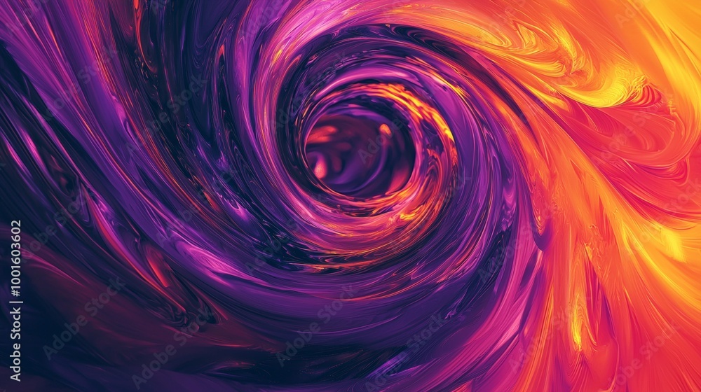 Poster abstract background with vibrant colors swirling together, creating a sense of movement and depth, p