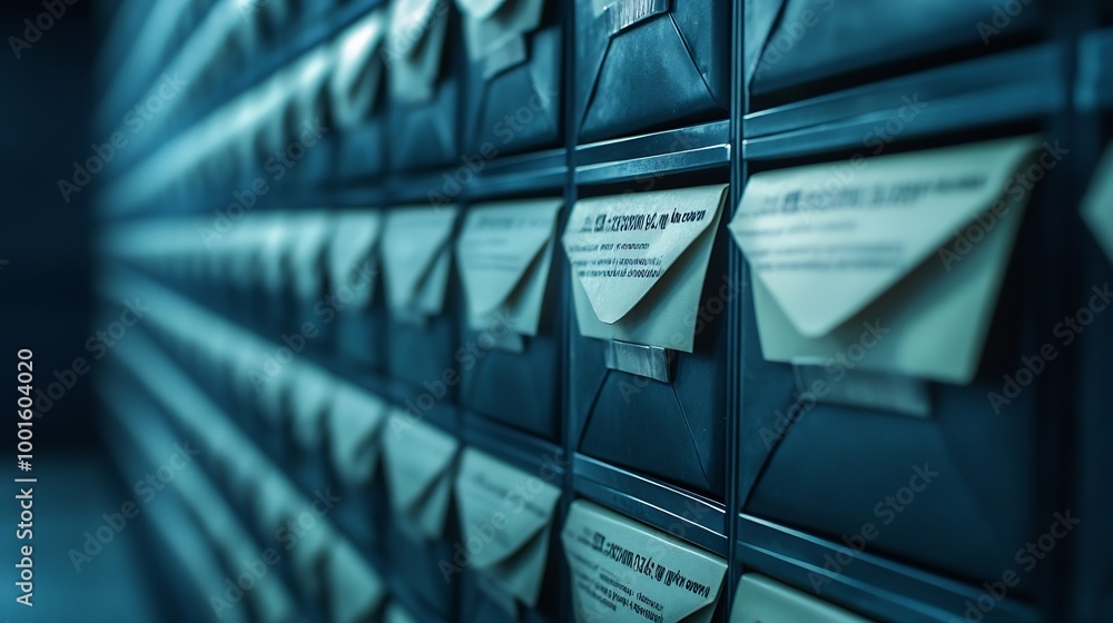 Poster email marketing data center and internet advertising sending documents digitally using email : gener