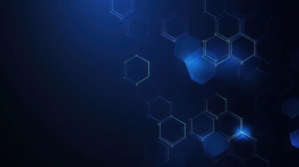 Fototapeta premium Abstract Digital Hexagon Background