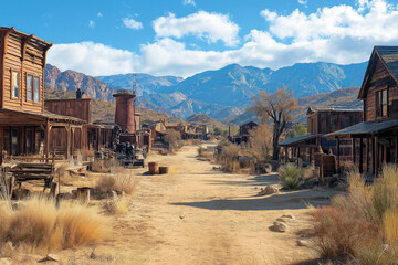 Fototapeta premium Old West Background