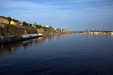 Obraz premium Stockholm vom Wasser aus