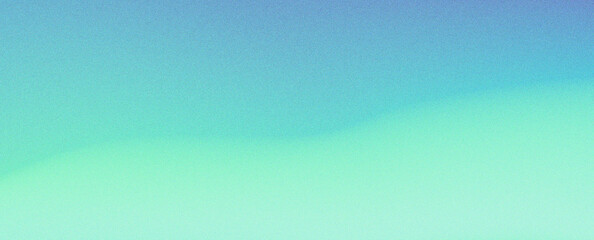 Abstract grainy gradient background aqua teal blue glowing color wave dark backdrop noise texture banner poster header design, empty space grainy noise grungy color rough