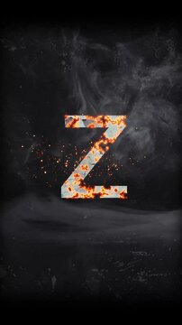 Cinematic Titel Alphabet Z