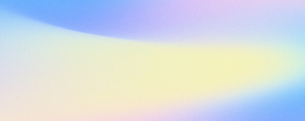 Abstract pastel holographic blurred grainy gradient background texture, colorful digital grain soft noise effect pattern, vibrant color wave dark noise texture cover header design