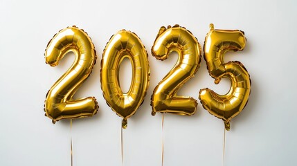 Golden Balloons for 2025