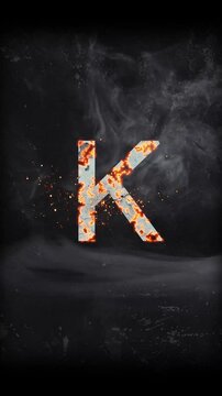 Cinematic Titel Alphabet K