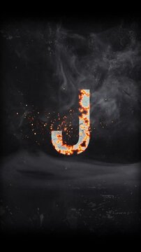 Cinematic Titel Alphabet J