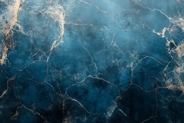 blue background, vintage marbled textured border