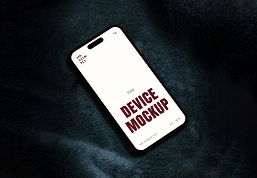 Phone with Air Pods Mockup