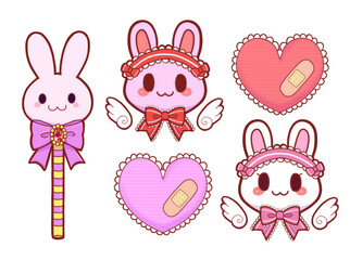 ピンクうさぎセット