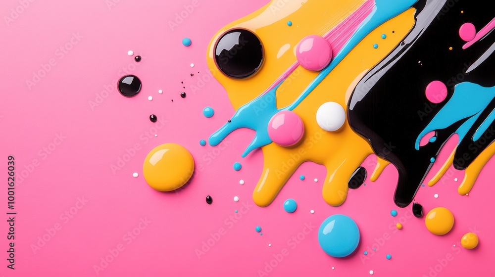 Poster a background with a vibrant and energetic color palette, creating a sense of excitement and enthusia