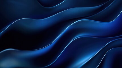 Obraz premium Abstract Blue Waves