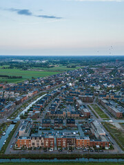 Obraz premium Aerial view of the city of Amersfoort, the Netherlands 