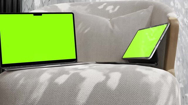 laptop Mobile Green Screen PNG Transparent Images Free Download