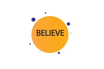 Printbutton web template,believe,bubble, banner label

