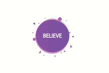 Printbutton web template,believe,bubble, banner label

