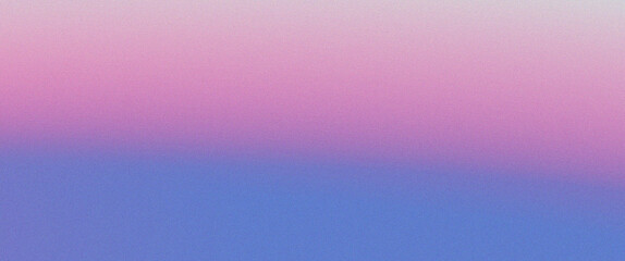Blue pink glowing grainy gradient background noise texture poster header banner design, color gradient rough abstract background shine bright light and glow template empty space