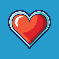 love icon vector ,heart shape
