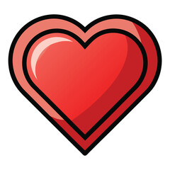 love icon vector ,heart shape