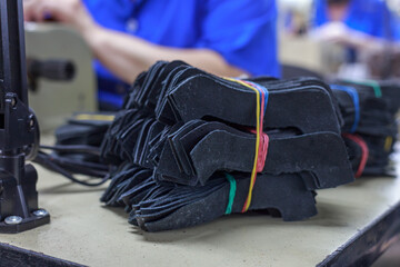 A special leather forms that use in shoes production.