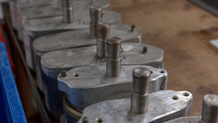 The shoe last is used in production and maintains the shape of the shoe.