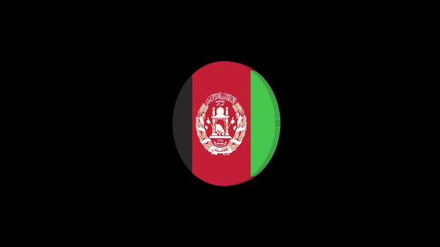3d icon flag video Afghanistan