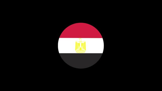 3d icon flag video Egypt