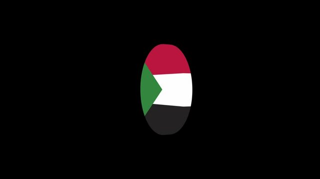 3D icon flag animation