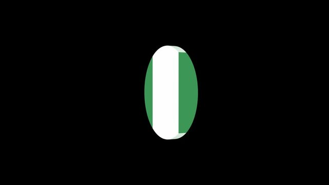 3D icon flag animation