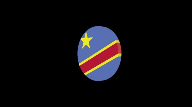 3D icon flag animation
